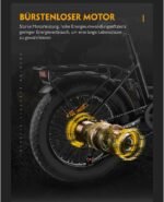 20F213 Electric Bicycle 20 Inch E-Bike, 36 V 14.5 Ah Removable Battery, 250 W Motor, LCD Display, 7 Speed, Range 80 km, 25 km/h, IPX5 Waterproof for Adults