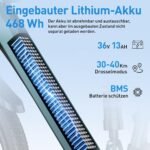 E-Bike 26 Inch with 21 Speed Gears 250 W Motor 13 Ah Battery Top Speed 25 km/h High Carbon Steel Frame LCD Display City Electric Bicycle