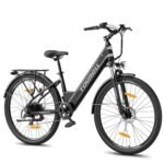 Touroll J1 ST 27,5" E Bike, Elektrofahrrad Trekkingrad E-Bike Herren Damen mit 561.6Wh Akku,100km Reichweite, 250W Motor, E-Fahrrad mit 7-Gang-Getriebe, Pedelec Citybike EBike für Erwachsene