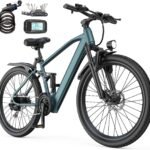 E-Bike 26 Inch with 21 Speed Gears 250 W Motor 13 Ah Battery Top Speed 25 km/h High Carbon Steel Frame LCD Display City Electric Bicycle