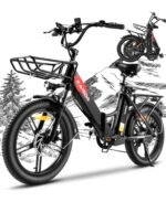 E-Bike Folding Bike 20 Inch with 250 W Motor and 100 km Range - Folding Bike E-Bike 20 Inch Aluminium Lightweight Construction (22 kg), Electric Bicycle Folding Bike with Basket for 36 V 13 Ah