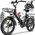 E-Bike Folding Bike 20 Inch with 250 W Motor and 100 km Range - Folding Bike E-Bike 20 Inch Aluminium Lightweight Construction (22 kg), Electric Bicycle Folding Bike with Basket for 36 V 13 Ah