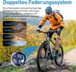 E-Bike 26 Inch with 21 Speed Gears 250 W Motor 13 Ah Battery Top Speed 25 km/h High Carbon Steel Frame LCD Display City Electric Bicycle